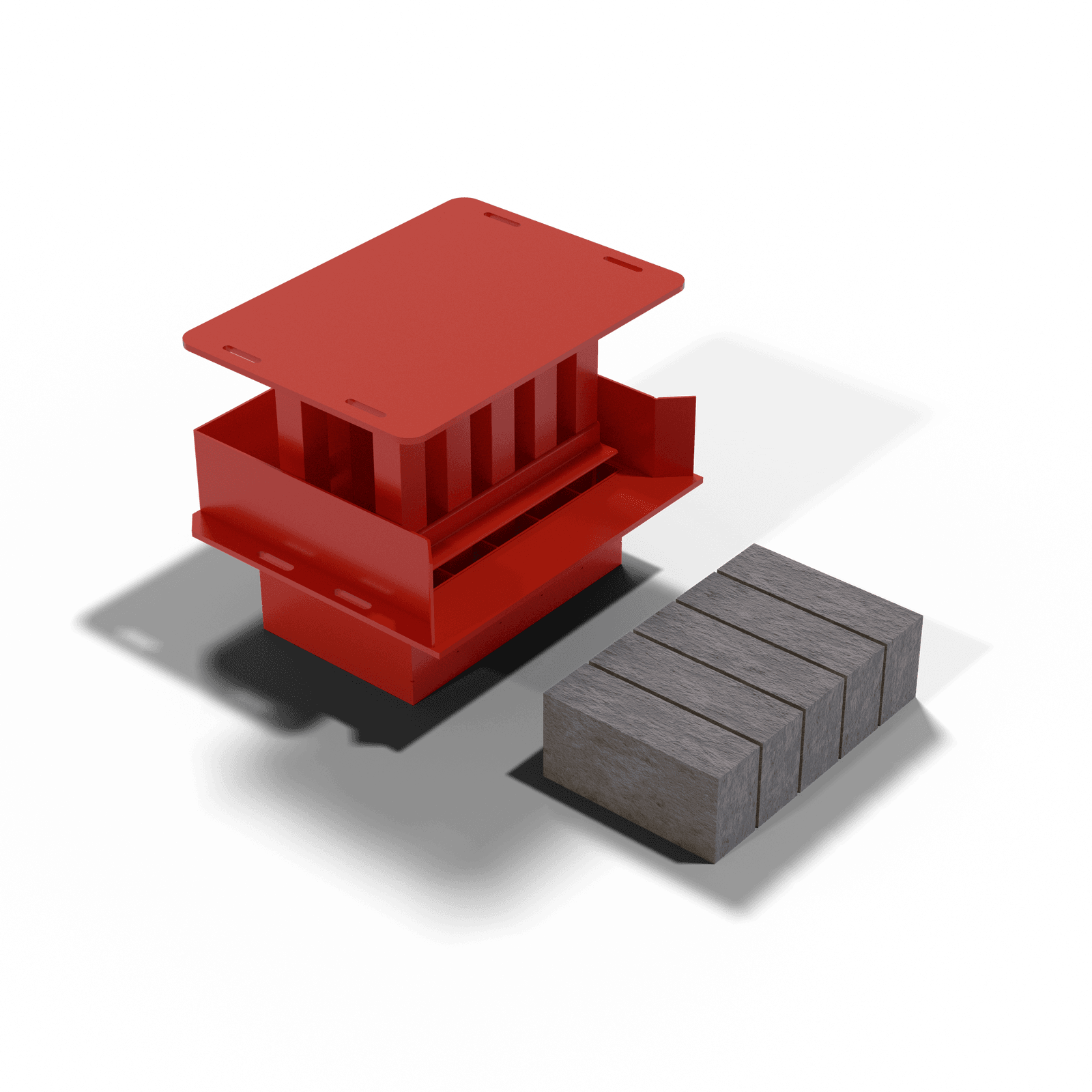 Maxi Block Solid Jumbo MK2 Mould MK2 Mould