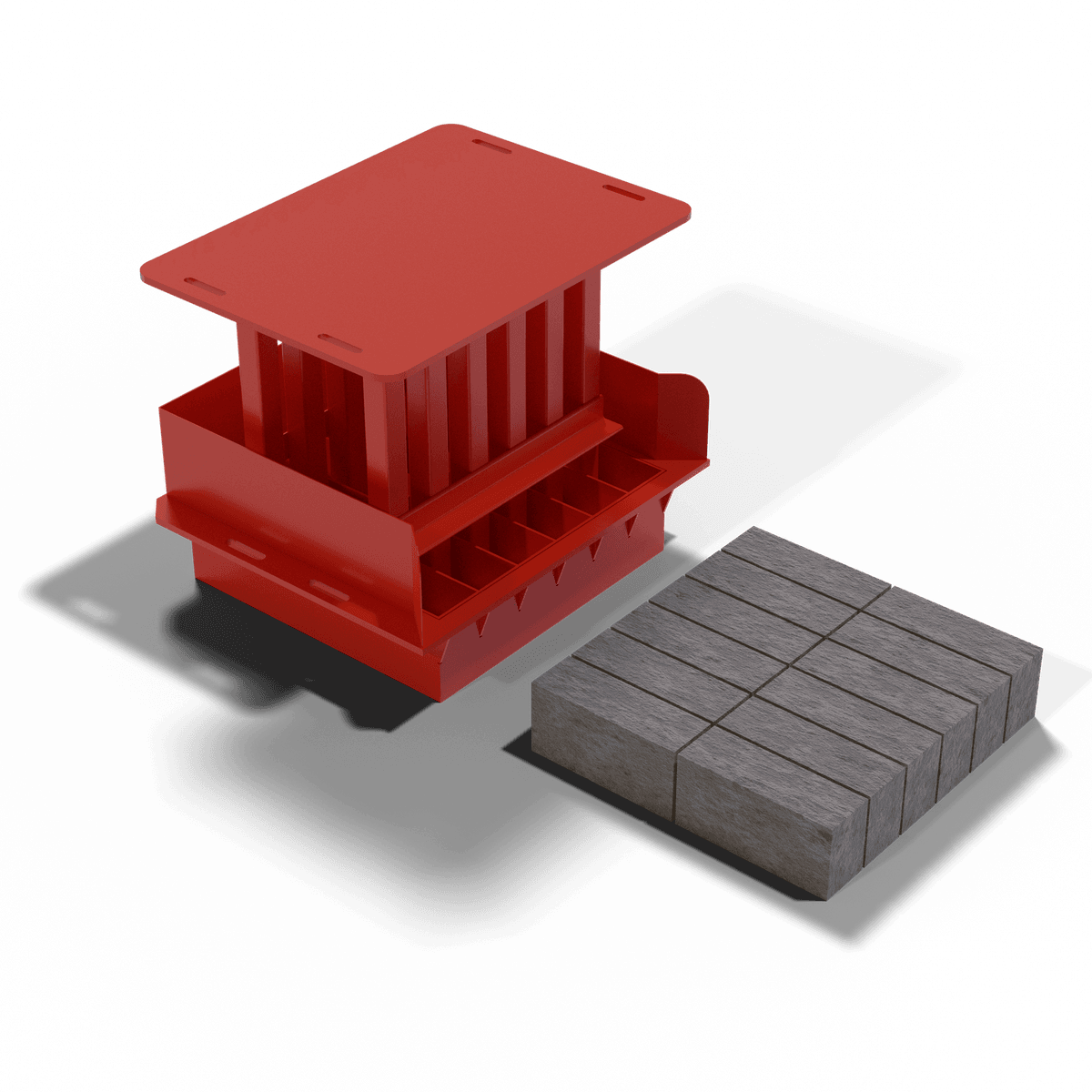 Stock Brick Jumbo MK2 Mould MK2 Mould